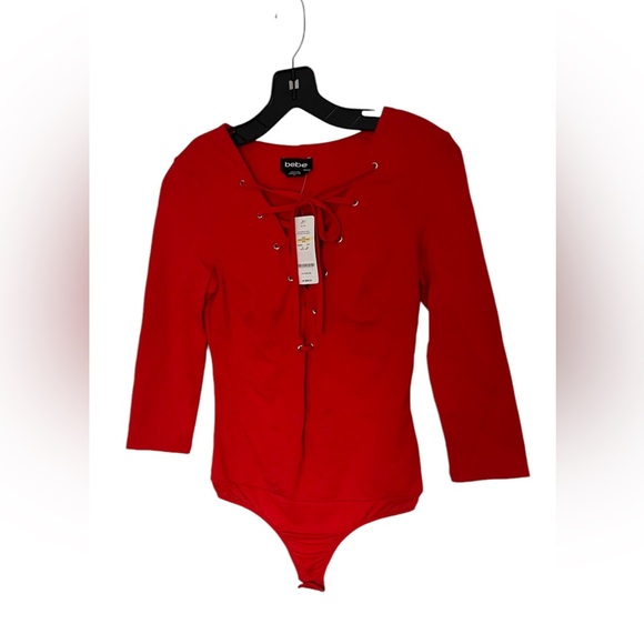 bebe Tops - Bebe Body Suit half-sleeve Top-Sea Tide